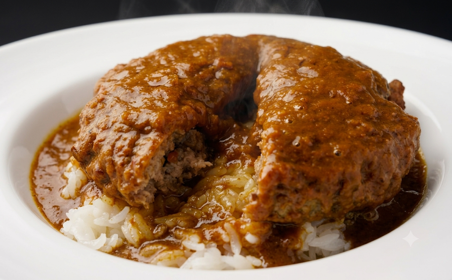 北海道産のカレーDUKEハンバーグ